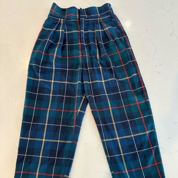 Urban Outfitters Plaid Pants S-P Womens - Picture 1 of 4